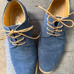 4How Men's Blue Suede Shoes | Size 9.5